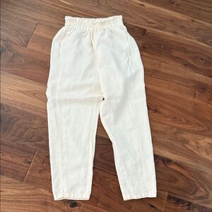 Hatch Cream Straight Leg Pants